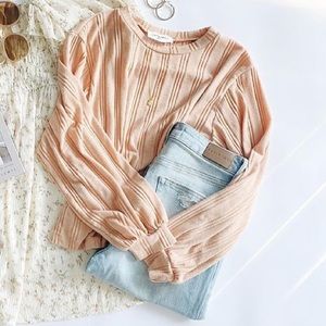NWT - CJLA “Avalon” Top in Peach